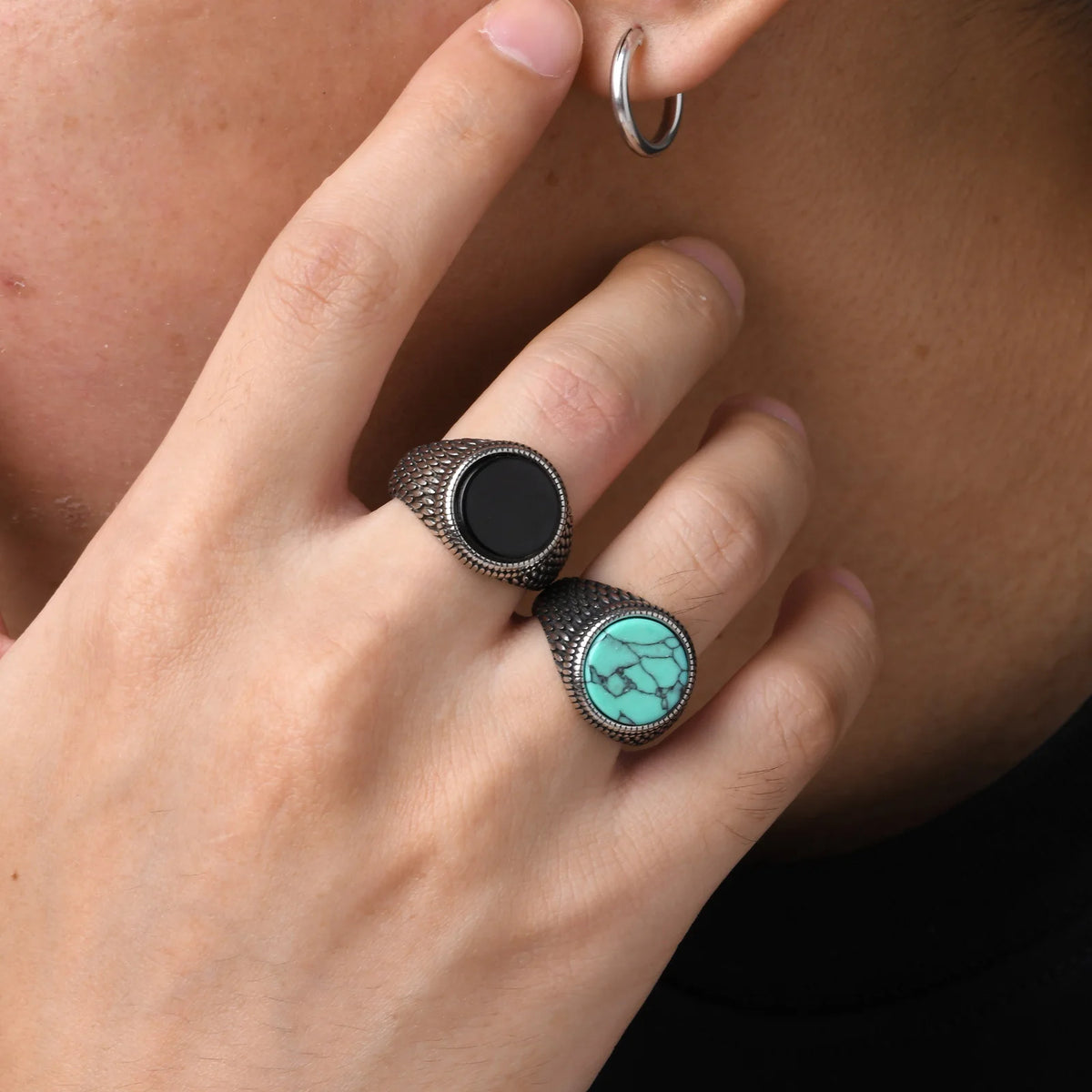 PENDRA Quinthyn Natural Stone Ring