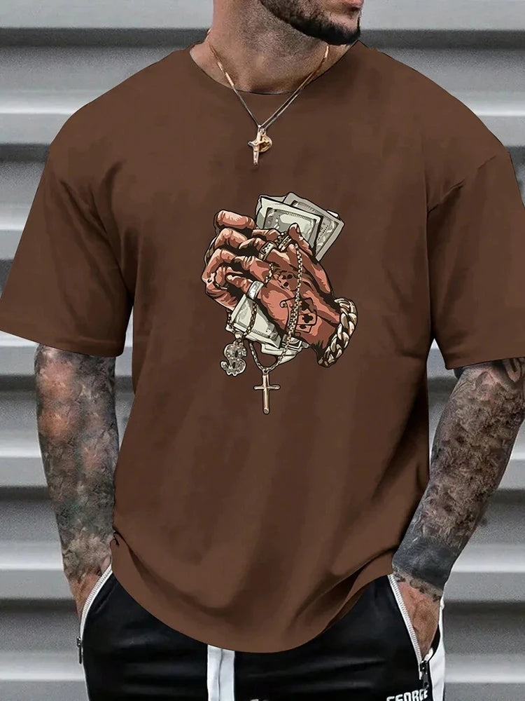PENDRA Printed Rap Hip T-Shirt