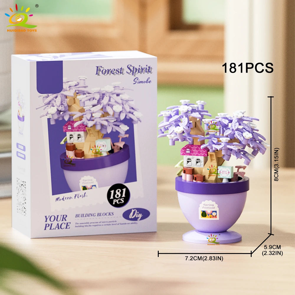 PENDRA Pot Sunflower Micro Building Set
