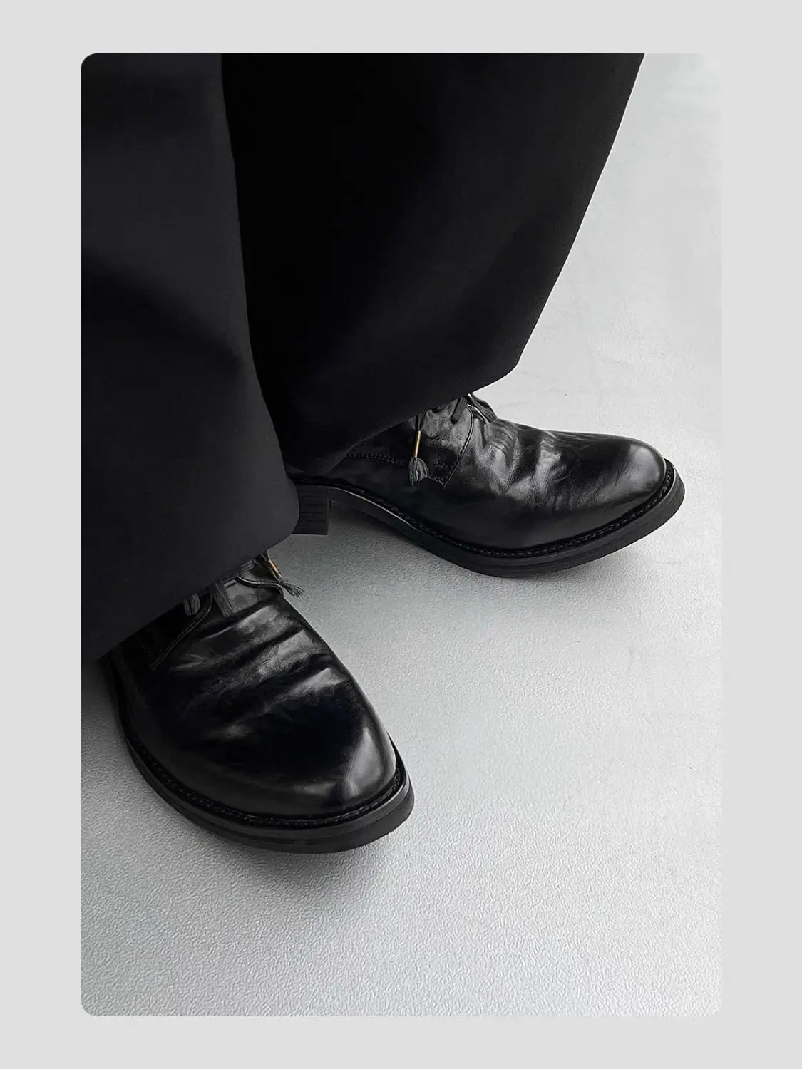 PENDRA Leather Youth Catwalk Shoes