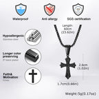 PENDRA Cross 60Cm Pendant Necklace