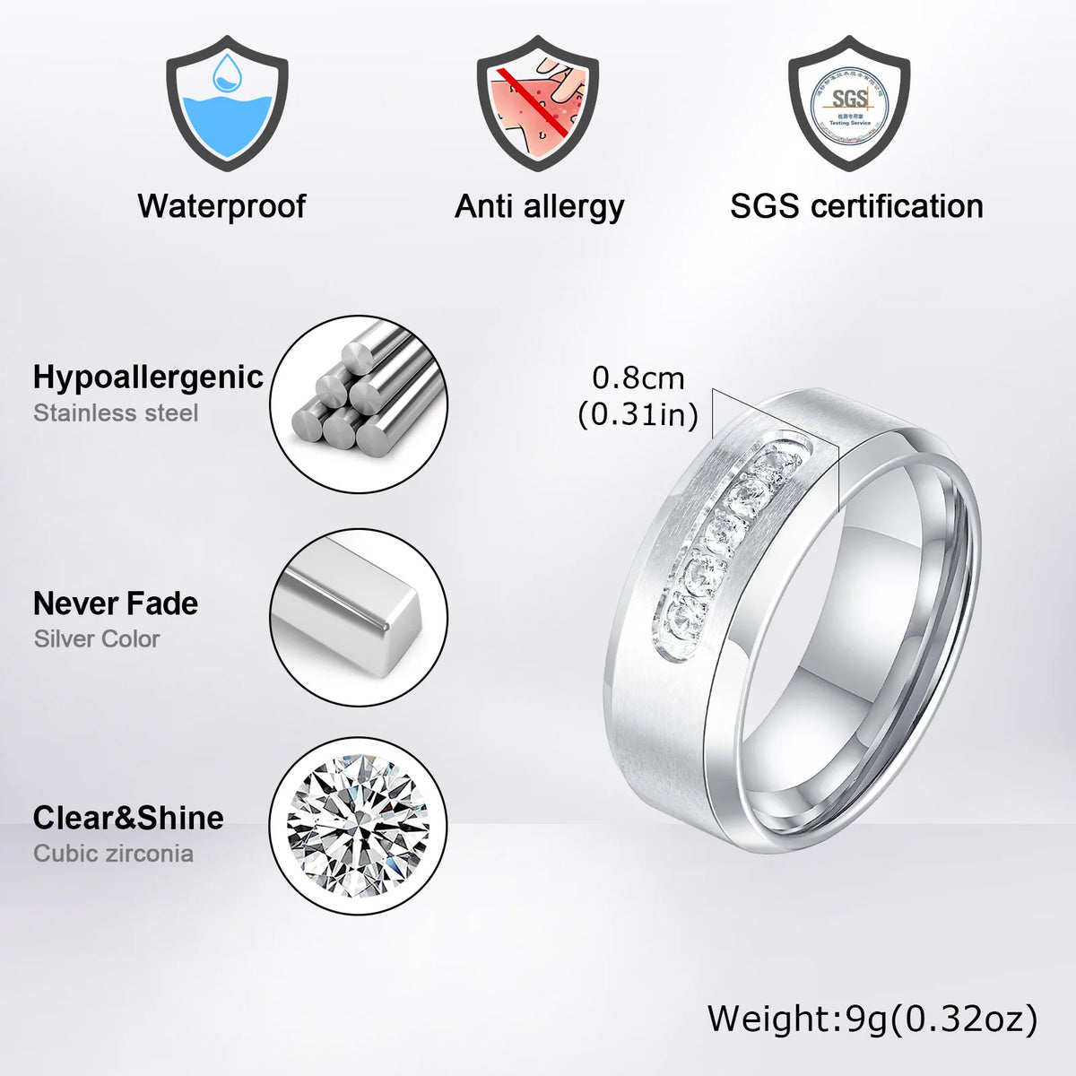 PENDRA Solaorin Natural Stone Ring