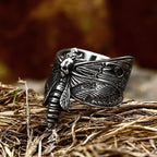 PENDRA Butterflyskull Gothic Butterfly Skull Ring