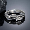 PENDRA Rune Steel Bracelet