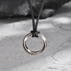 PENDRA Mobius Black Pendant Necklace