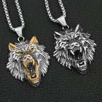 PENDRA Odinwolf Nordic Wolf Pendant Necklace