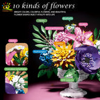 PENDRA Bouquet Potted Floral Building Set