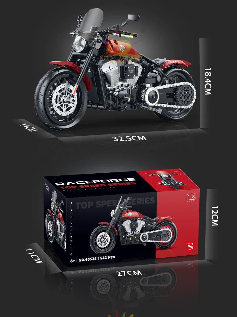 PENDRA Motorbike High Tech Building Set