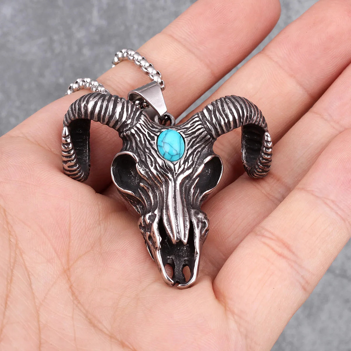 PENDRA Solamora Skull Motif Necklace