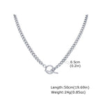 PENDRA Cuban Curb Miami Chain Necklace