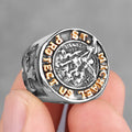 PENDRA St Michael Good Steel Ring