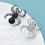 PENDRA Pearl Spider Brooch