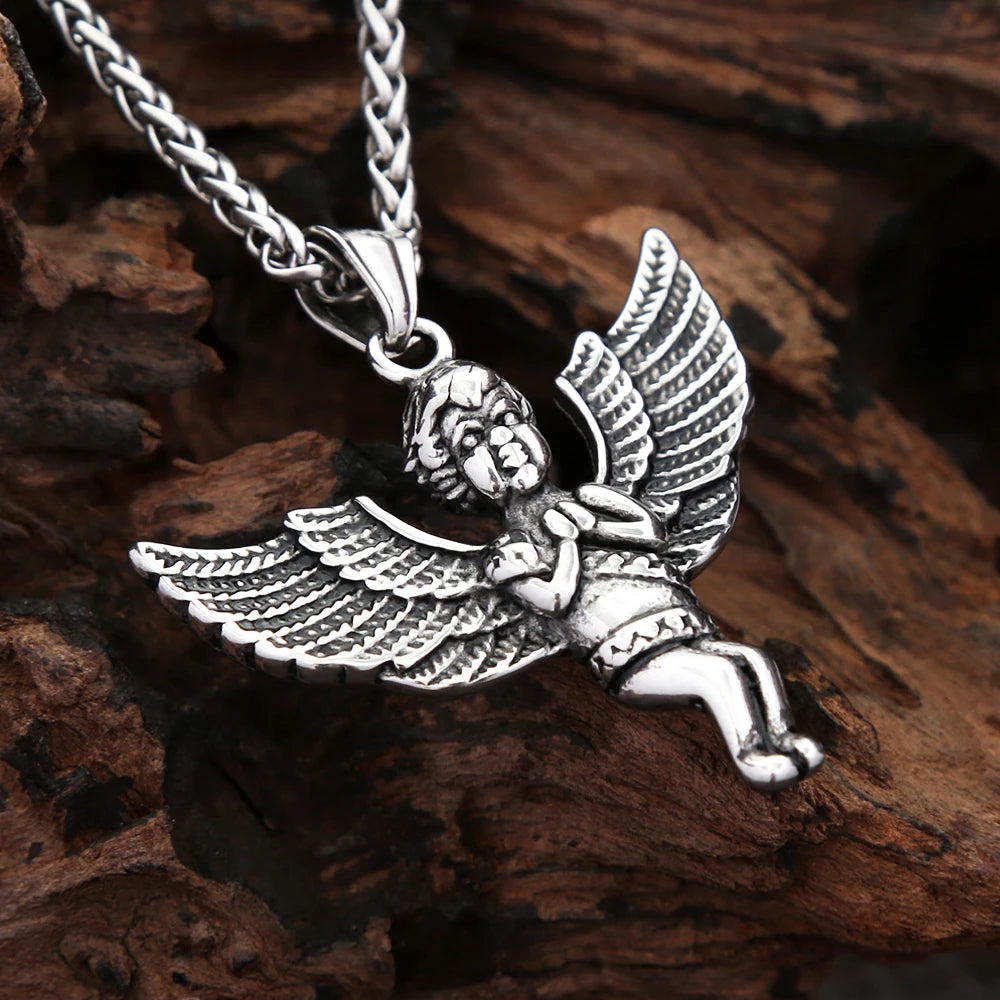 PENDRA Guardianangel Praying Hand Angel Pendant