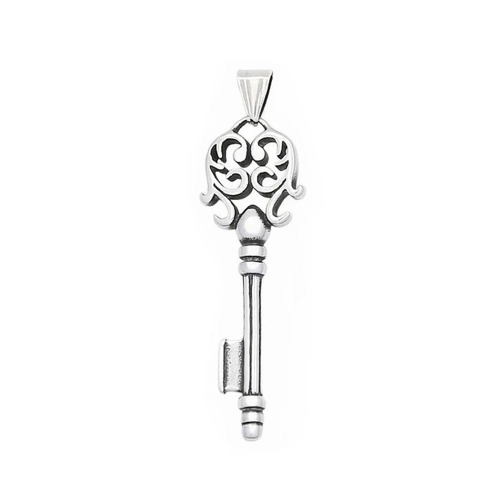 PENDRA Floralkey Hollow Floral Key Pendant