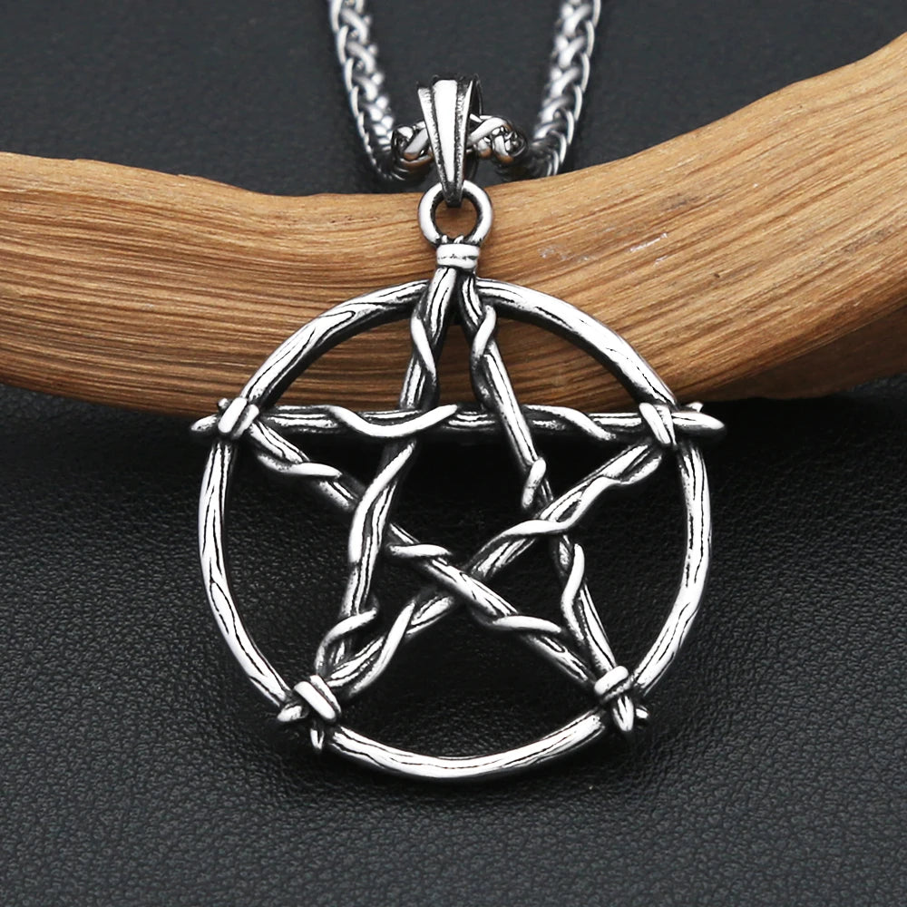 PENDRA Davidstar Stainless Steel Star of David Pendant