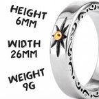 PENDRA Freemason Masonic Boyfriend Steel Ring