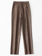 PENDRA Waist Straight Leg Elastic Pants