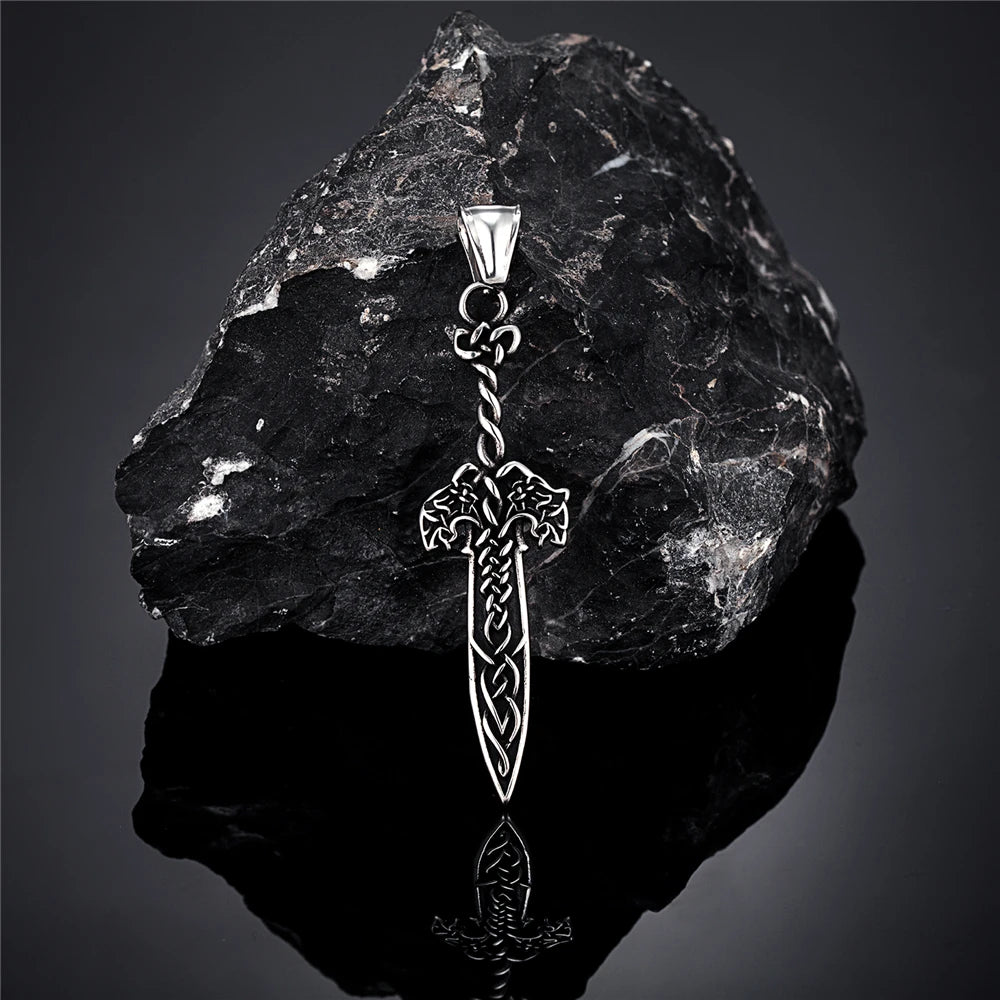 PENDRA Celtic Knot Punk Necklace