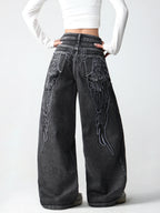 PENDRA American Creative Wings Jeans