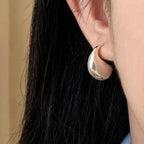 PENDRA Water Sterling Silver Earrings