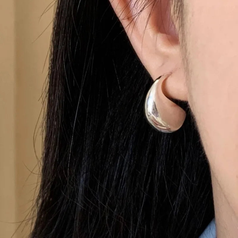 PENDRA Water Sterling Silver Earrings