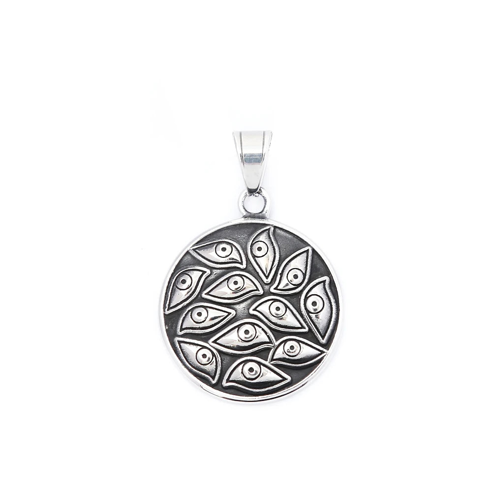 PENDRA Demoneye 316L Stainless Steel Demon Eye Pendant