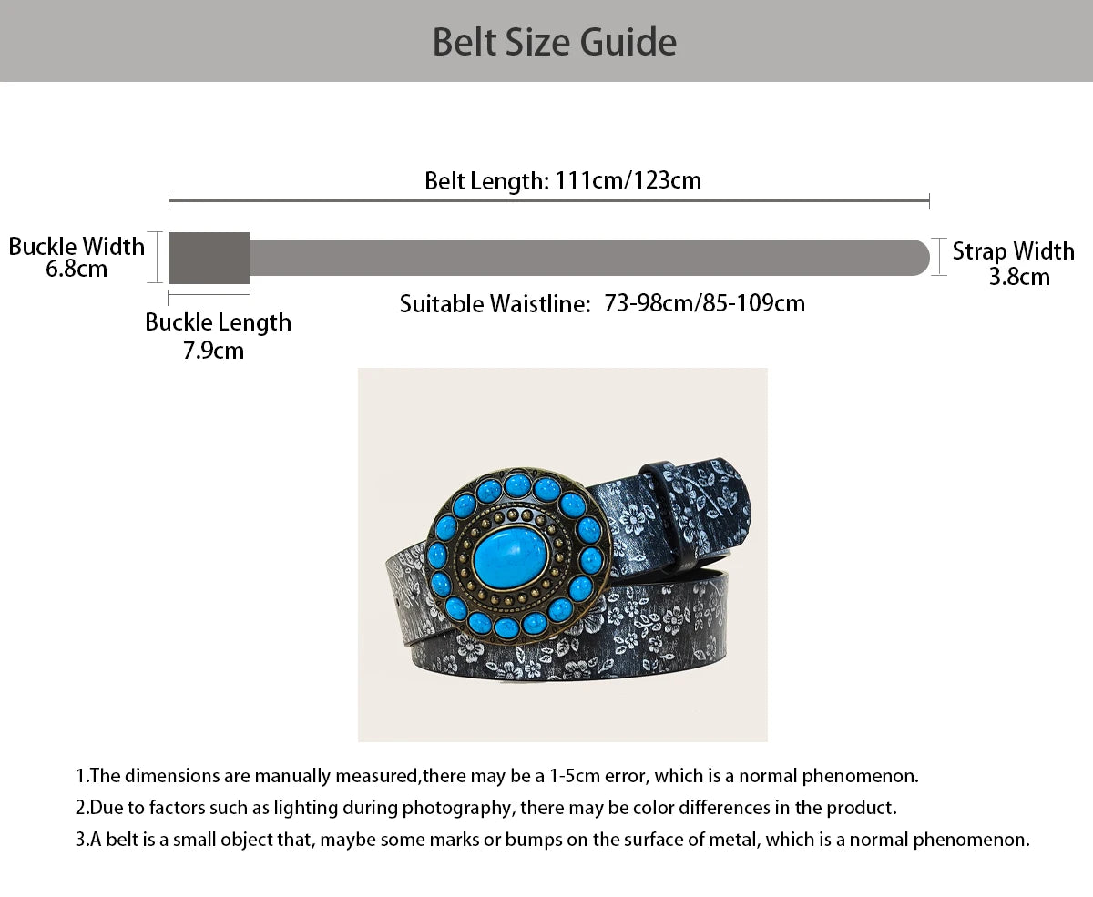 PENDRA Serara Leather Floral Luxury Belt