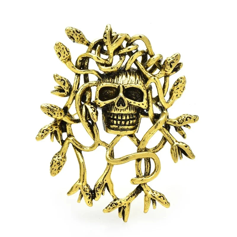 PENDRA Insectflora Insect and Flower Brooch