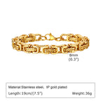 PENDRA Byzantine Braided Link Bracelet