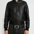 PENDRA Elarara Leather Black D-Buckle Star Belt