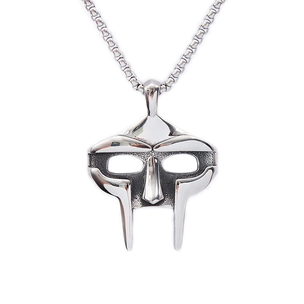 PENDRA MFDOOM Punk Mask Pendant Necklace
