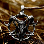 PENDRA Goatpentagram Pentagram Goat Head Pendant