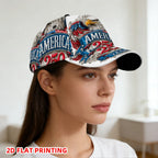 PENDRA 2d Flat America Hat