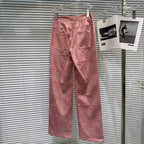 PENDRA Wide Leg Straight PU Pants