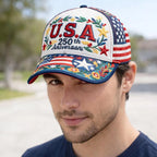 PENDRA Patriotic Printed Over Hat