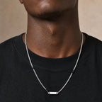 PENDRA Onyx Stone Chain Necklace