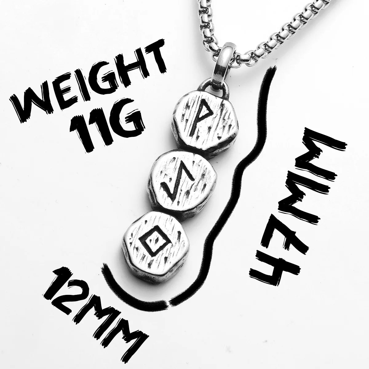 PENDRA Xanrith Viking Rune Necklace
