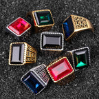 PENDRA Rhinestone Steel Ring