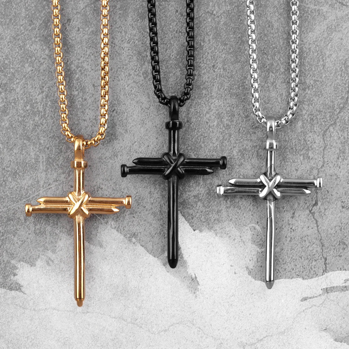 PENDRA Yorivane Cross Charm Necklace