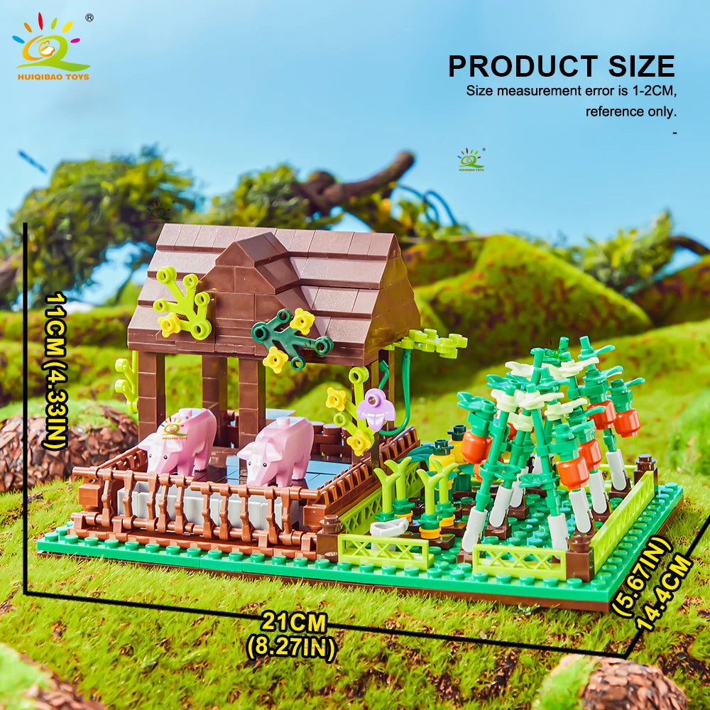 PENDRA Farm Pigsty Windmill Building Set