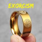 PENDRA Saint Benedict Exorcism Steel Ring