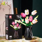 PENDRA Rose Bouquet Floral Building Set
