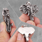 PENDRA Elephant Animal Boyfriend Steel Necklace