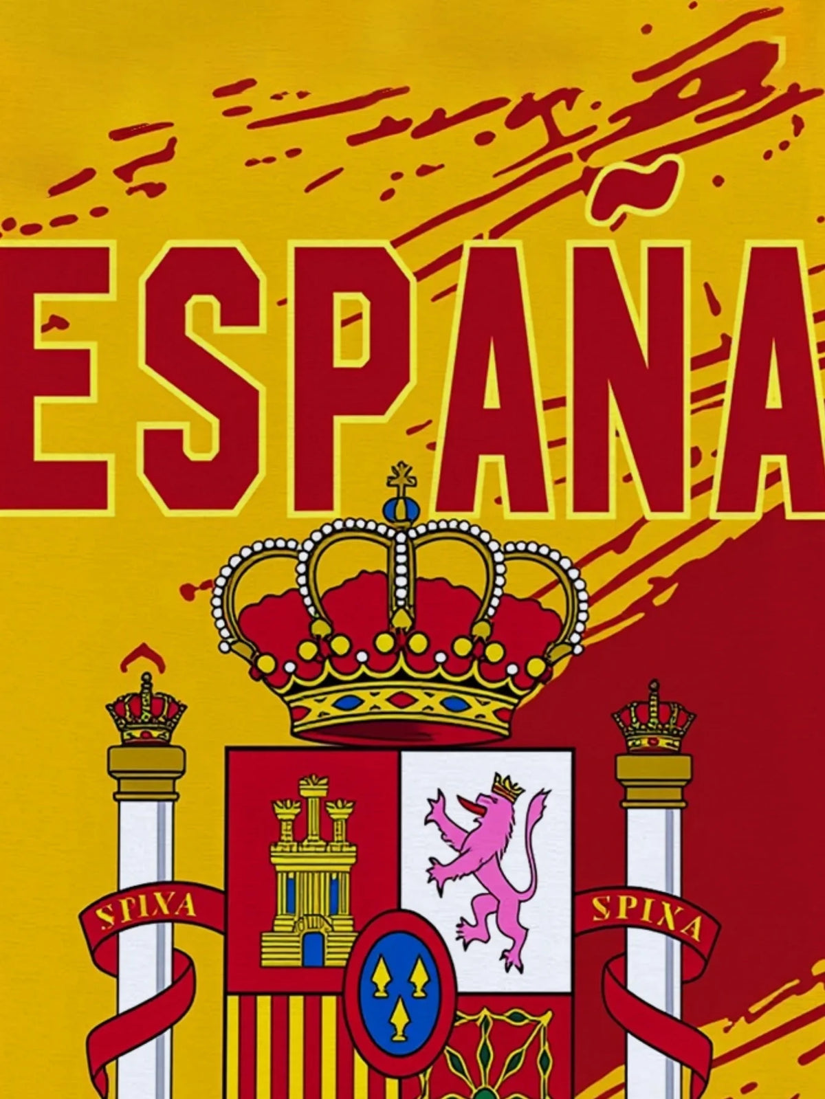 PENDRA Spain Round Neck T-Shirt