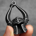 PENDRA Solamond Skull Motif Necklace
