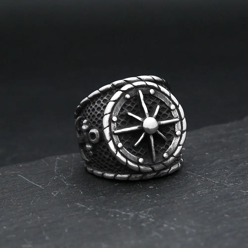 PENDRA Runeband Vintage Viking Rune Ring