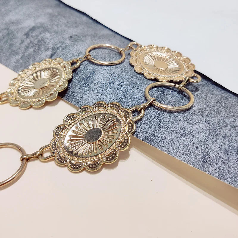 PENDRA Demiaya Metal Elegant Slim Waist Chain Belt