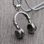 PENDRA Headphone Punk Music Pendant Necklace