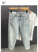 PENDRA Straight Leg Denim Washed Pants