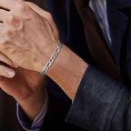 PENDRA Textured Figaro Bracelet